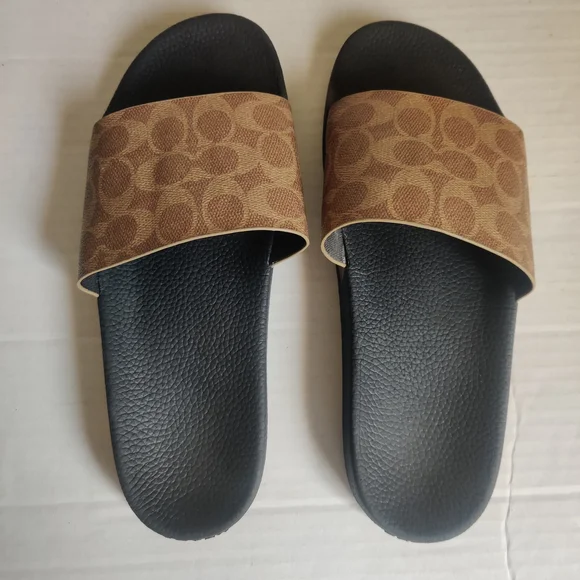 Coach Black and Brown Sandals - Picture 2 of 4